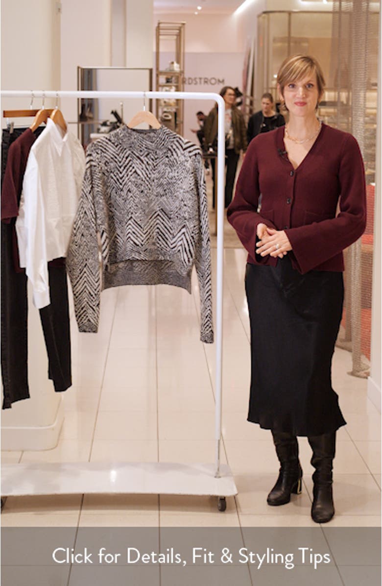 Faclina Mock Neck Sweater, sales video thumbnail