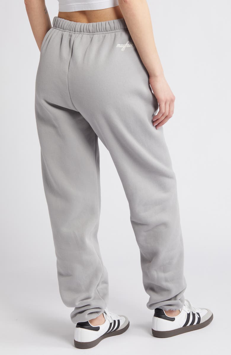 THE MAYFAIR GROUP Ways to Show Empathy Fleece Joggers, Alternate, color, Slate Grey/ Yellow