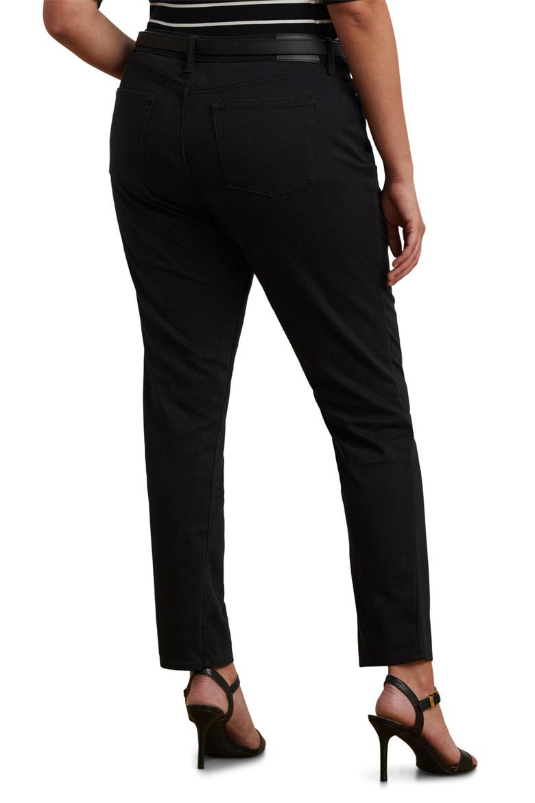 Straight Leg Jeans, Alternate, color, BLACK