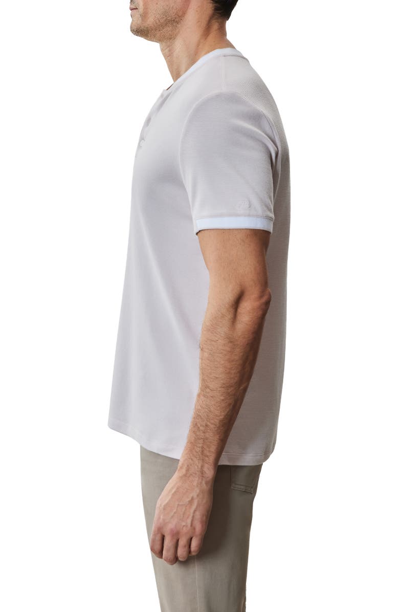 Robert Barakett Tessio Baseball Collar Short Sleeve Henley T-Shirt, Alternate, color, Light Pink