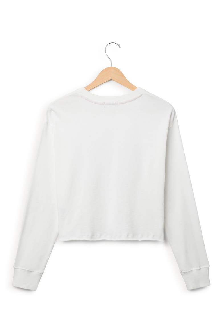 New York Jets Graphic Cropped Sweatshirt, Alternate, color, VINTAGE WHITE