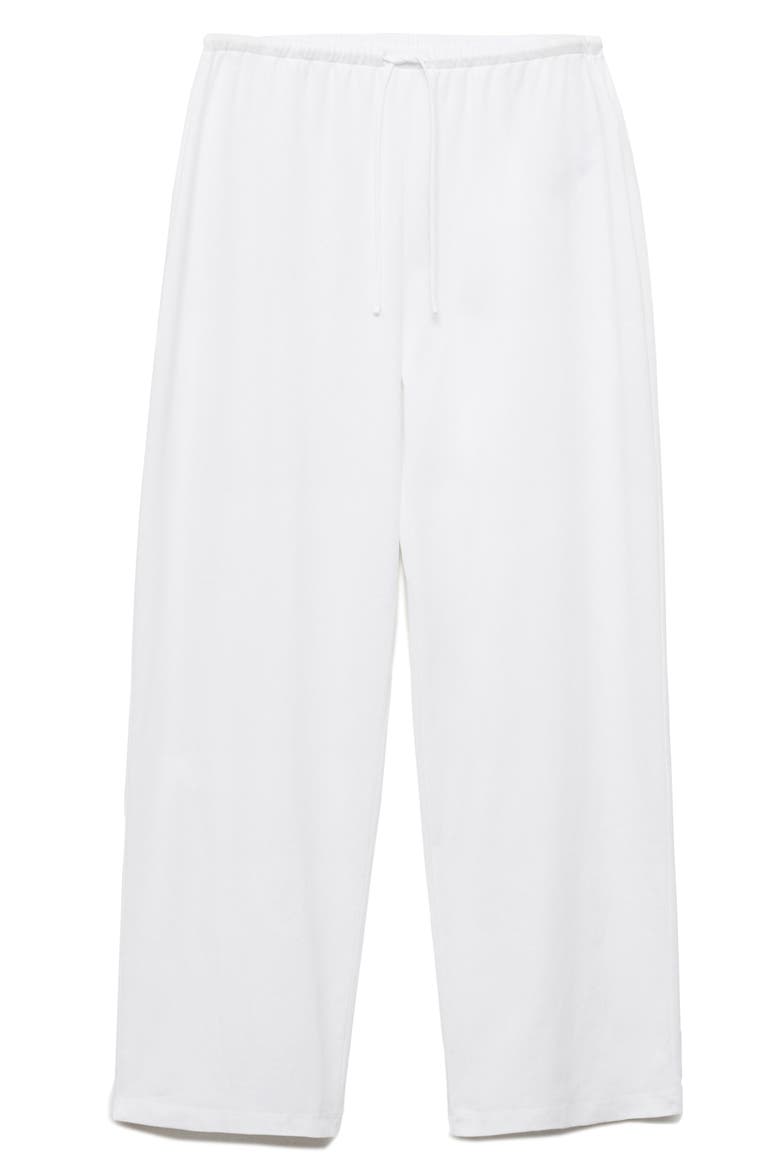 Cotton Pajama Pants, Alternate, color, WHITE