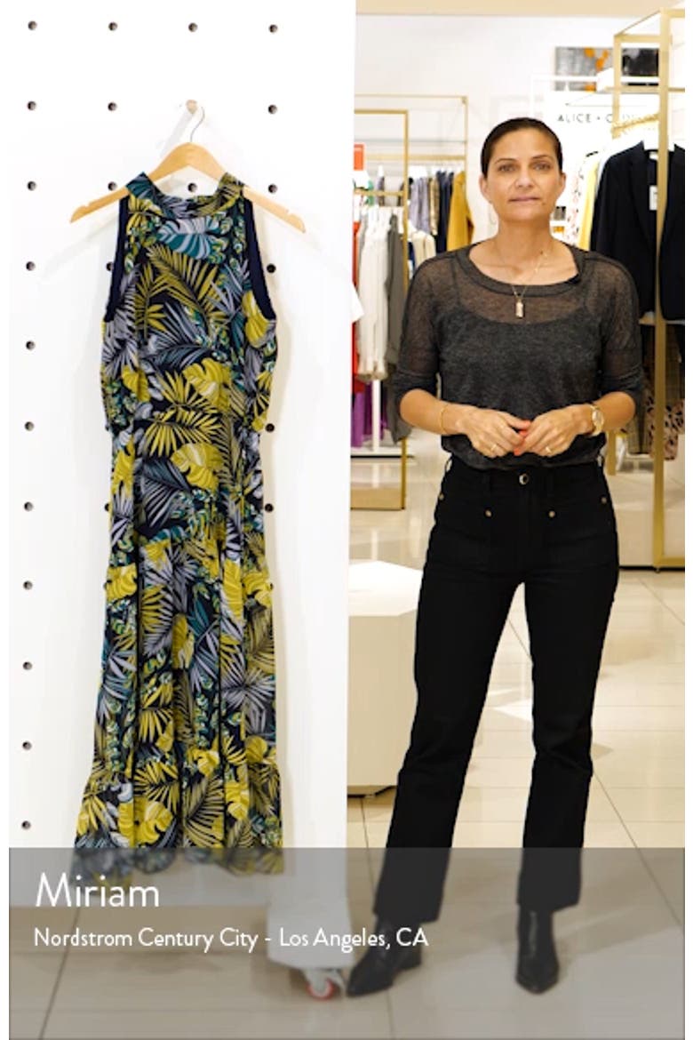 Tropics Chiffon Midi Dress video