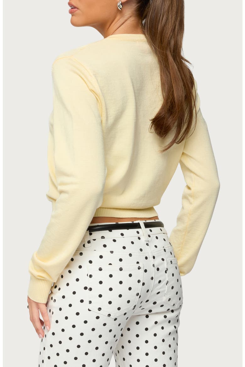Yolana Henley Sweater, Alternate, color, YELLOW