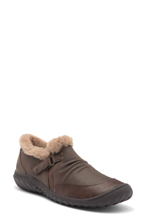 Heather Faux Fur Lined Loafer (Women)