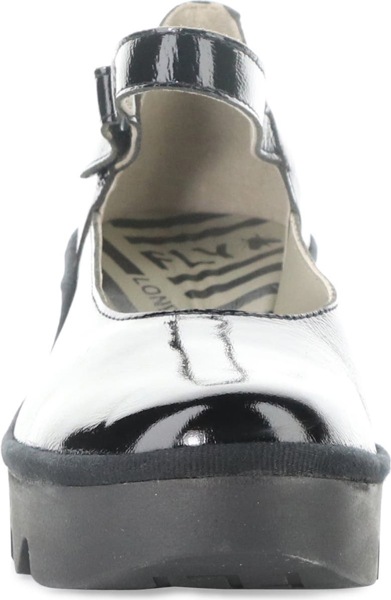 Fly London Bawo Platform Wedge Pump, Alternate, color, 010 Black Nappalak