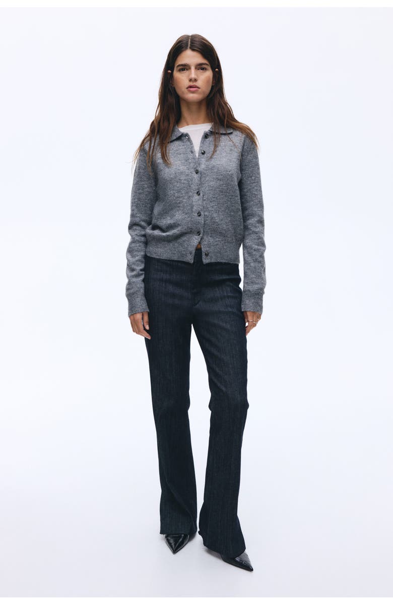 H&M High Flared Jeans, Alternate, color, 