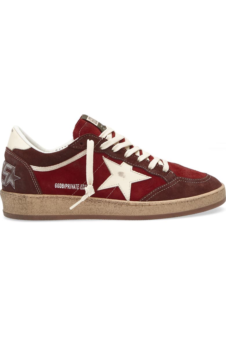 Golden Goose Ball Star Sneaker, Alternate, color, Brown/ Red/ White