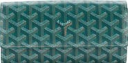 Pre-Owned Goyard Varenne Wallet Coated Canvas Long