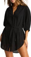 Sea Level Boho Cover-Up Shirt