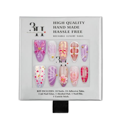 Lilac Dream Luxury Handmade Press On Nails