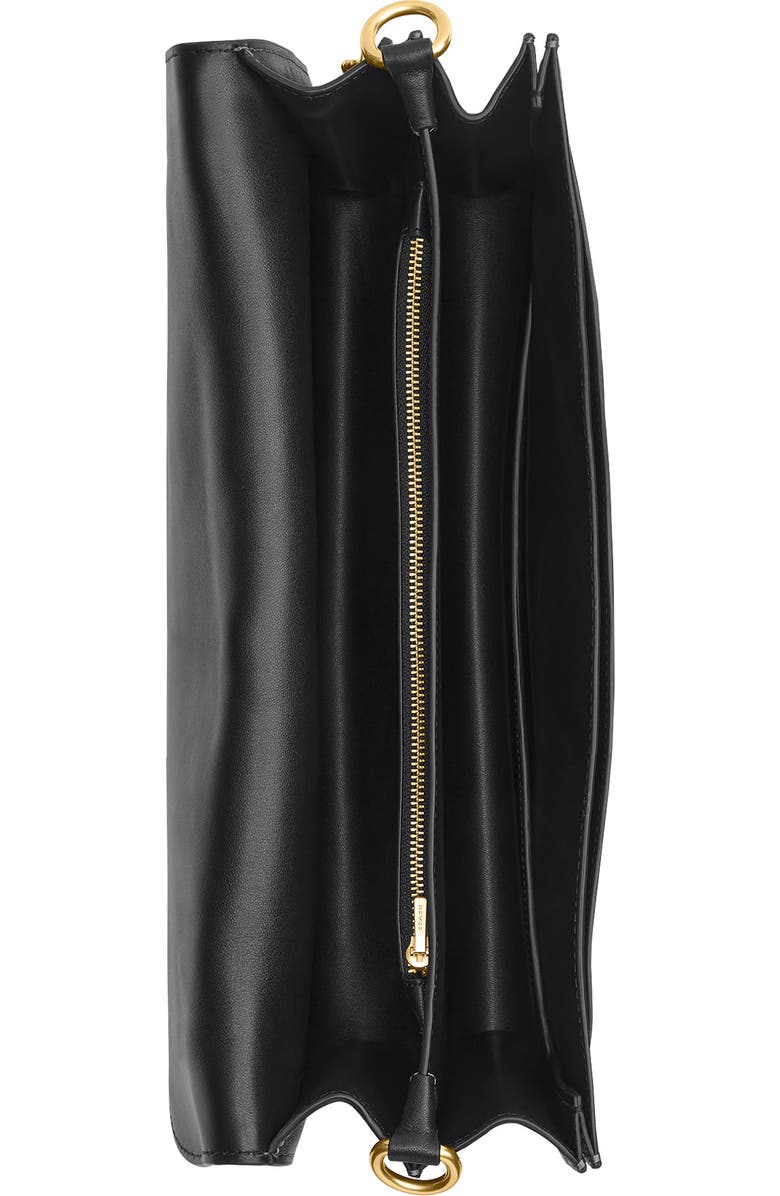 COACH Tabby 36 Leather Shoulder Bag, Alternate, color, B4/ Black