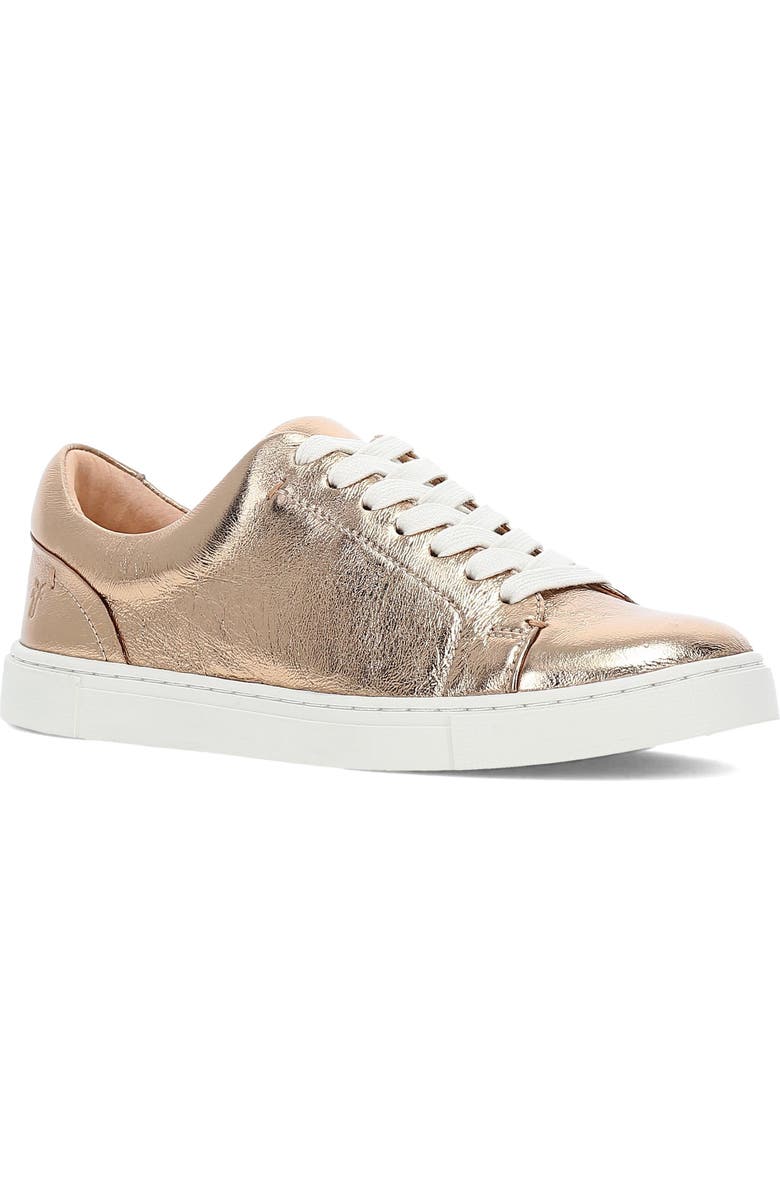 Frye Ivy Low Top Sneaker, Main, color, Dark Gold