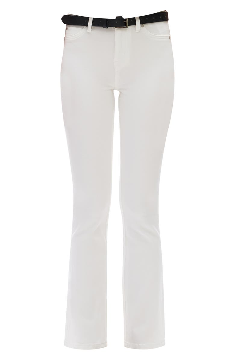 Bayeas High Waist Bootcut Jeans, Alternate, color, White