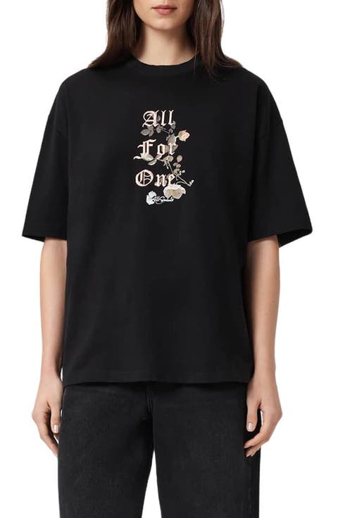 Oneness Etta Embroidered Graphic T-Shirt