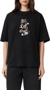 AllSaints Oneness Etta Embroidered Graphic T-Shirt