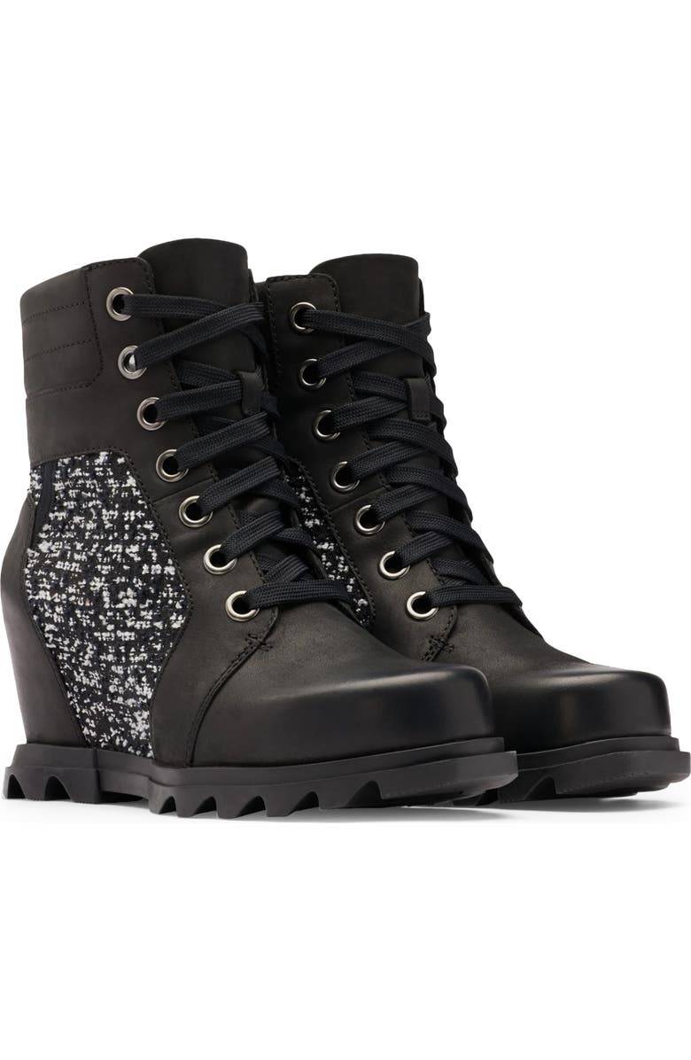SOREL Joan of Arctic Waterproof Wedge III Lexie Lace-Up Bootie, Main, color,
