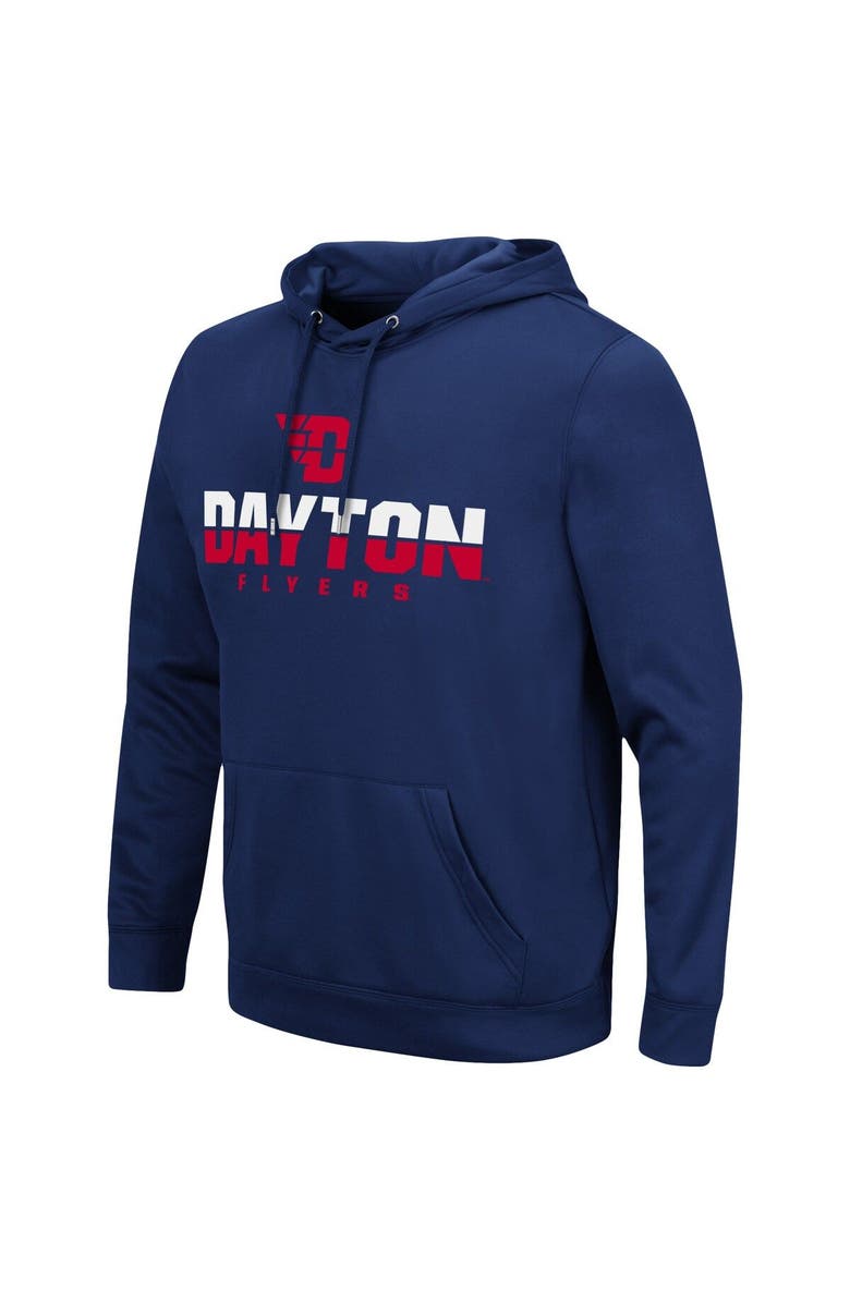 COLOSSEUM Men's Colosseum Navy Dayton Flyers Lantern Pullover Hoodie, Alternate, color, Navy