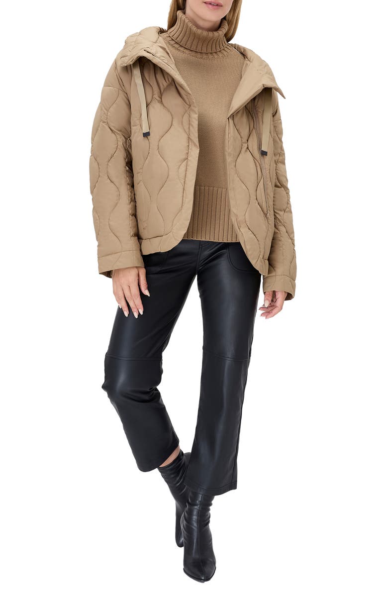 Alp N Rock Nori Water Repellent Hooded Quilted Jacket, Alternate, color,