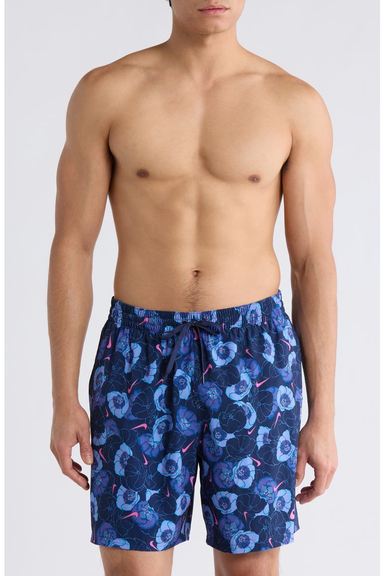 7-Inch Volley Swim Shorts, Main, color, MIDNIGHT NAVY