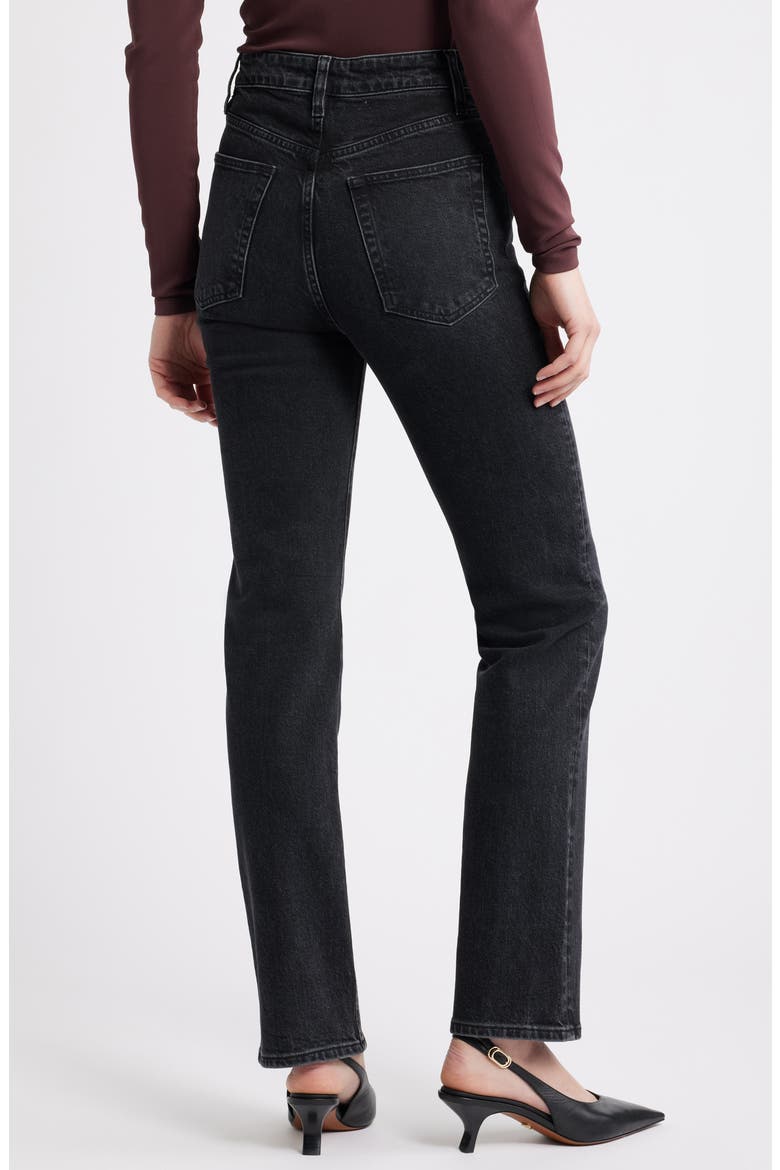 The Ruler High Waist Straight Leg Jeans, Alternate, color, VECTOR
