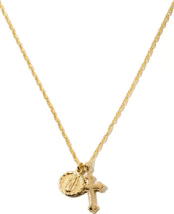 The Hail Mary Dainty Pendant Necklace