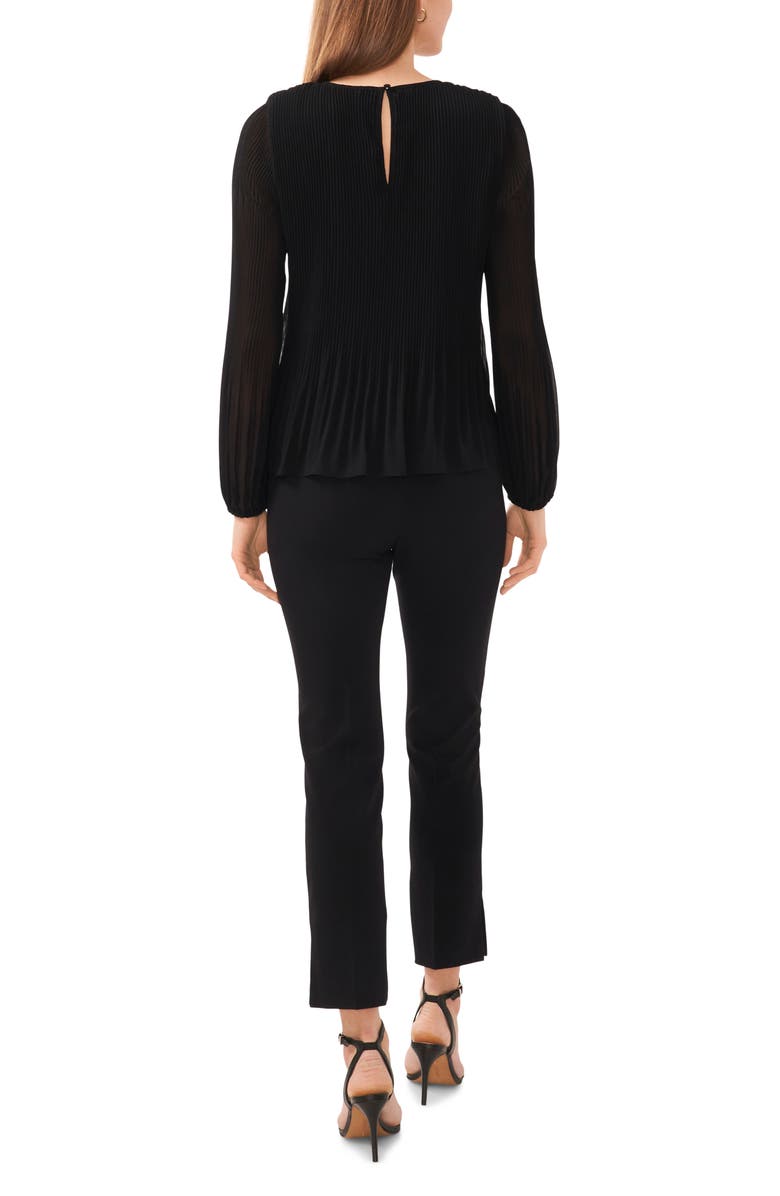 Halogen<sup>®</sup> Release Pleat Top, Alternate, color, Rich Black