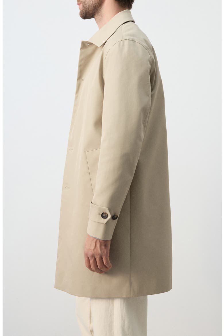 Water Repellent Raincoat, Alternate, color, BEIGE