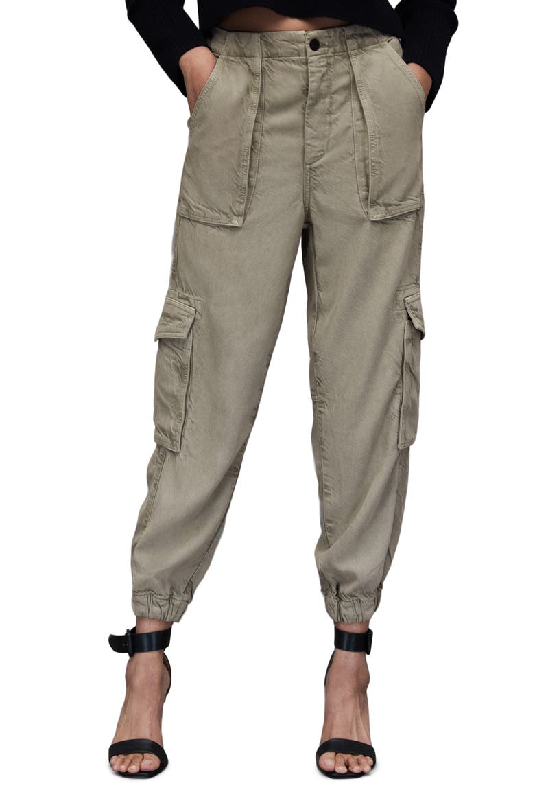Frieda Cargo Joggers, Main, color, WASHED OLIVE GREEN