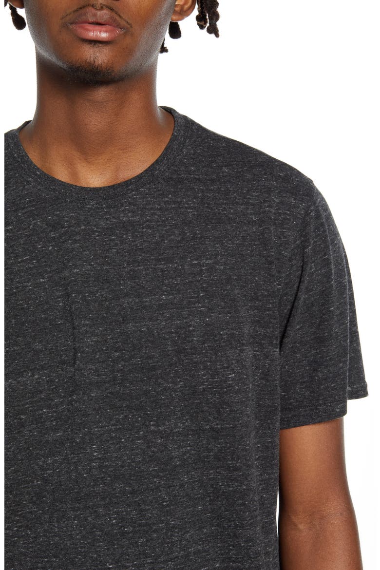 T-Shirt, Alternate, color, HEATHER BLACK