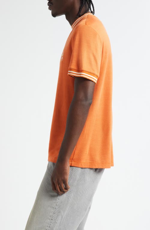 Golden Goose Journey Regular Fit Graphic T-shirt In Orange