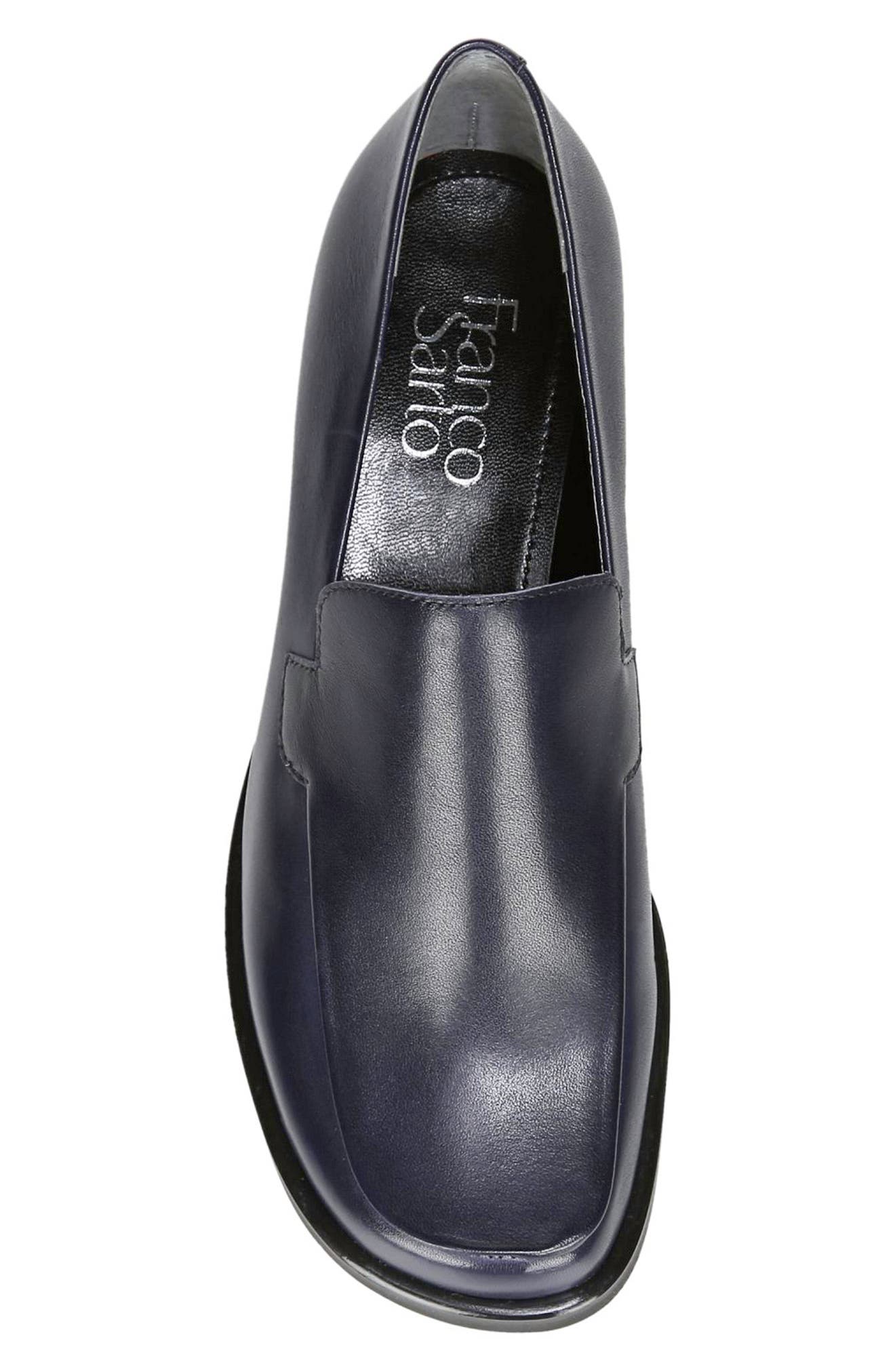 Bocca Leather Loafer - Multiple Widths Available, Alternate, color, DK BLUE