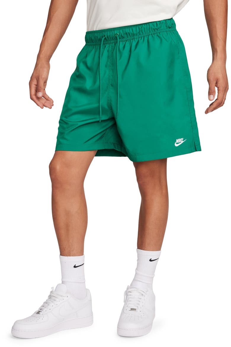 Club Woven Flow Shorts, Main, color, 365 MALCHT/WHITE