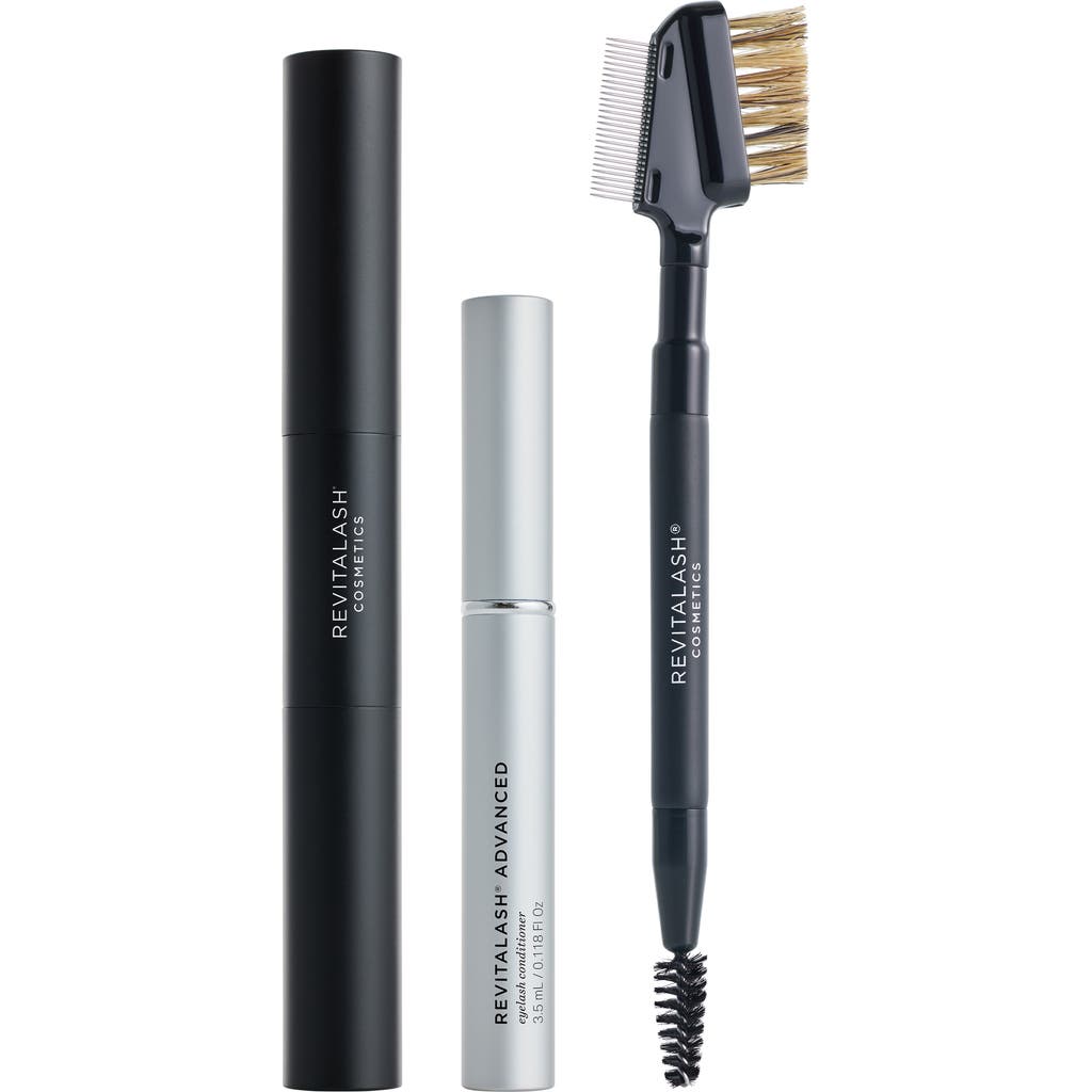 Revitalash® Cosmetics Lash Triple Threat Collection Set $210 Value In Transparent