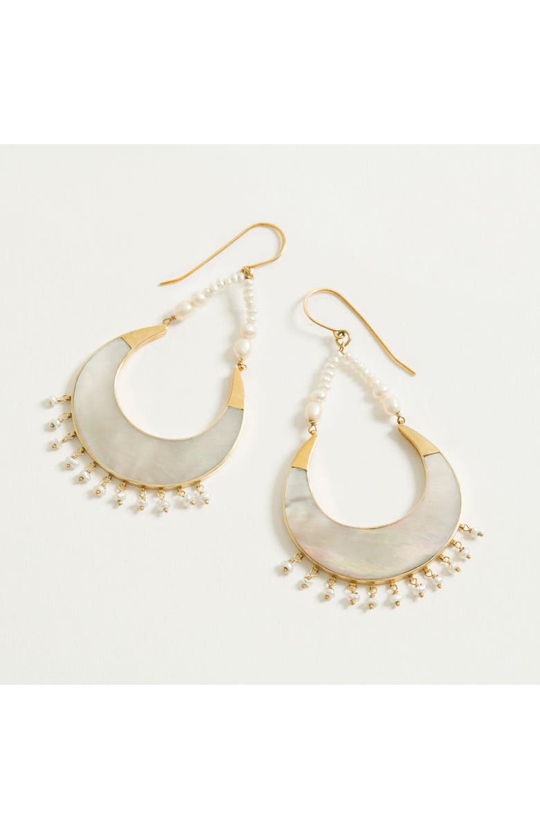Freya Rose Warrioress Luna Earrings, Alternate, color, Luna