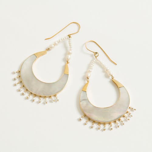 Freya Rose Warrioress Luna Earrings In Gold