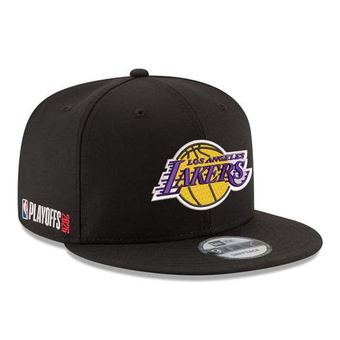 Men's New Era  Black Los Angeles Lakers 2026 NBA Playoffs 9FIFTY Snapback Hat