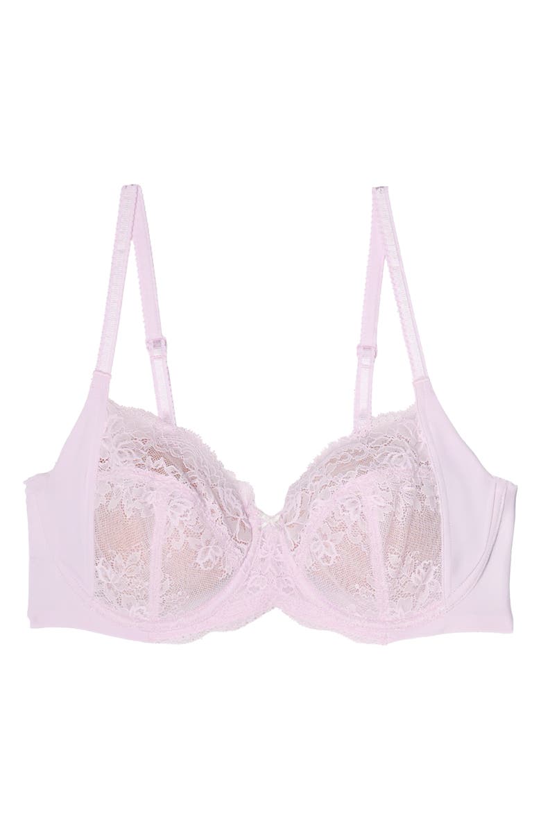 Skarlett Blue Captivate Lace Multifit Underwire Bra, Alternate, color, Lilac Pink