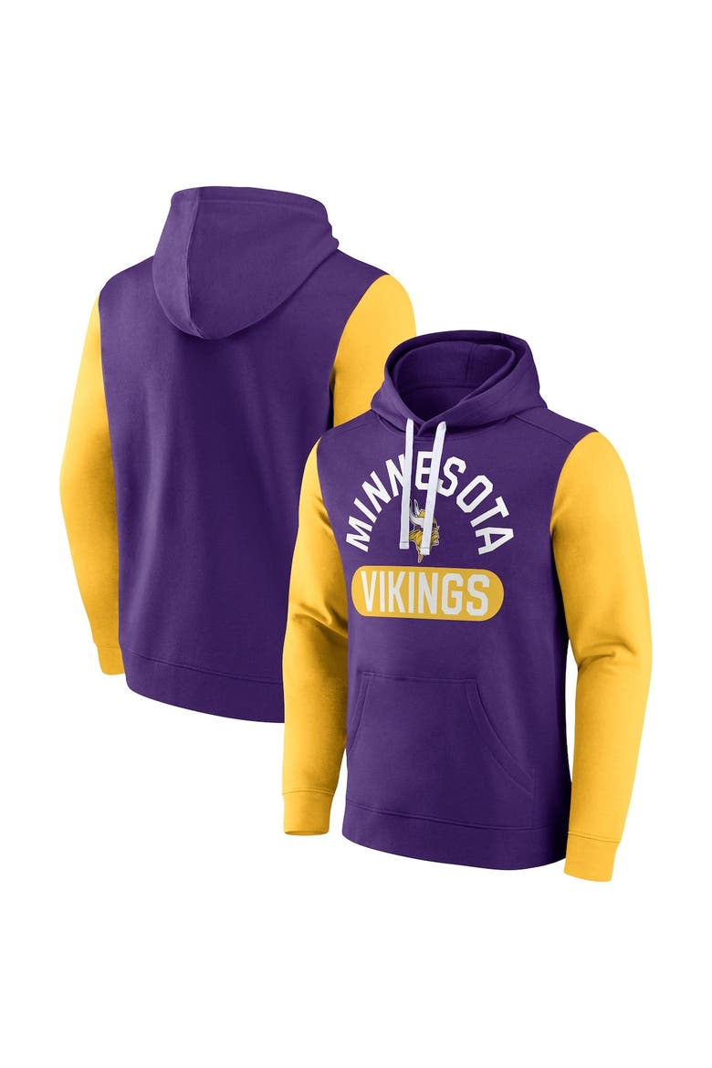 Men's Fanatics Branded Purple Minnesota Vikings Extra Point Pullover Hoodie, Main, color, Purple