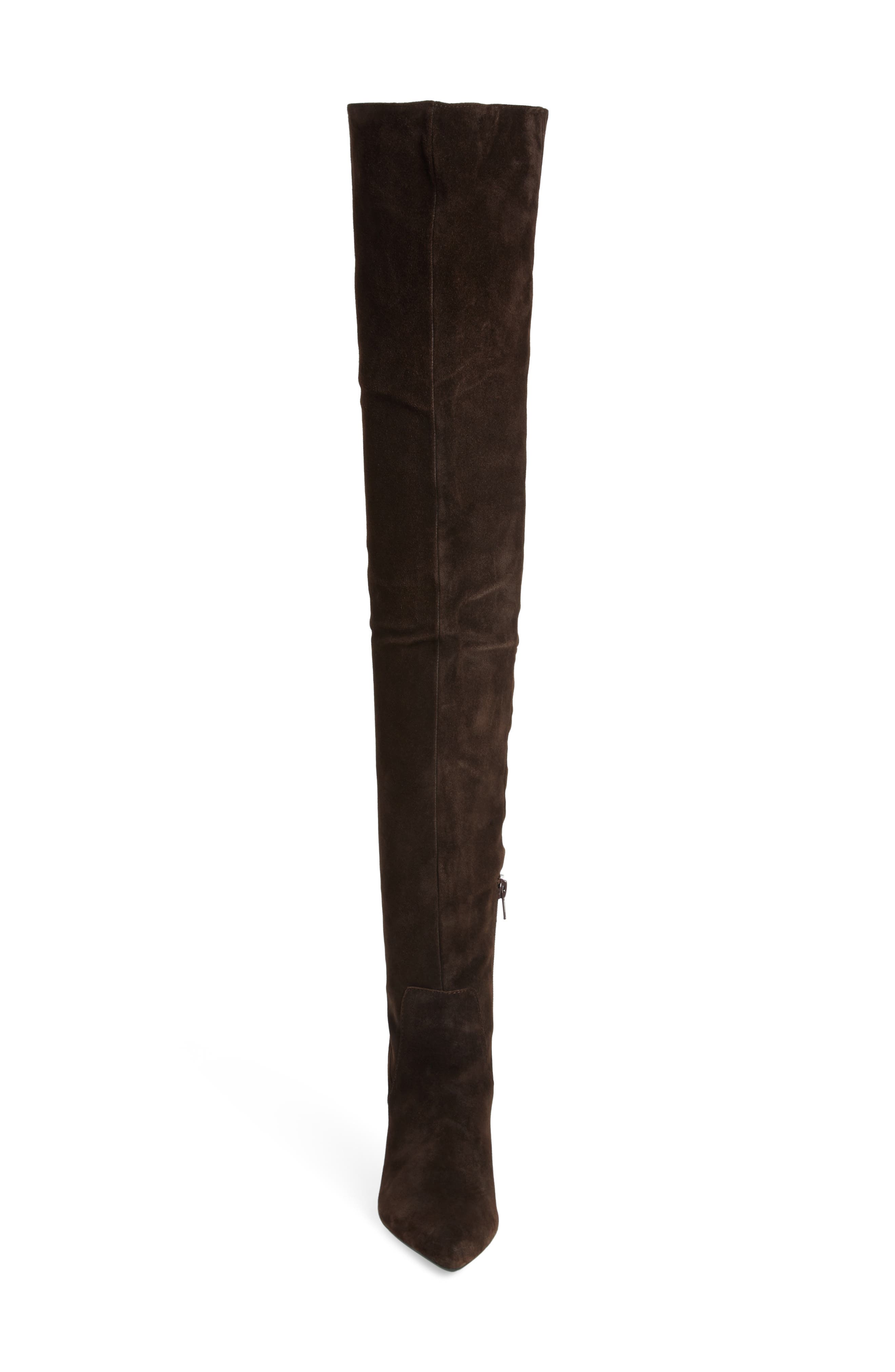 Galway Thigh High Boot, Alternate, color, CHOCOLATE SUEDE