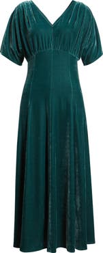Chelsea28 Velvet V-Neck Maxi Dress