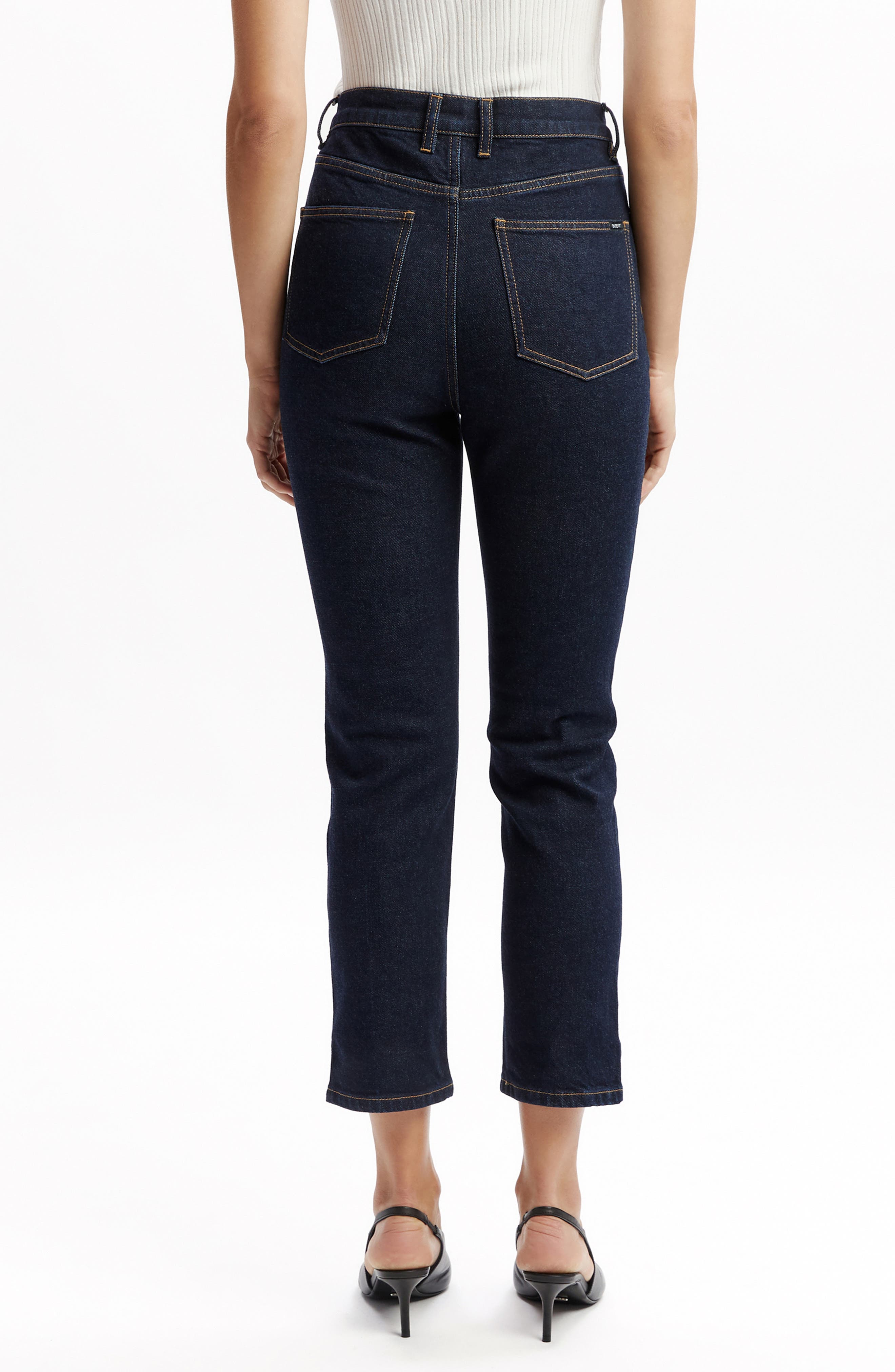 Heidi Straight Leg Crop Jeans - image 2