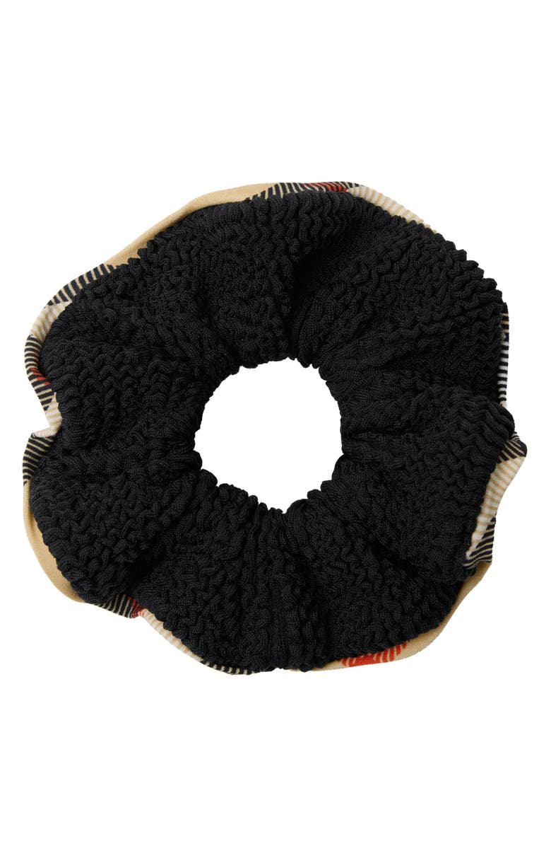 Burberry x Hunza G Devyn 2-in-1 Swim Skirt/Tube Top & Matching Scrunchie Set, Alternate, color, Black