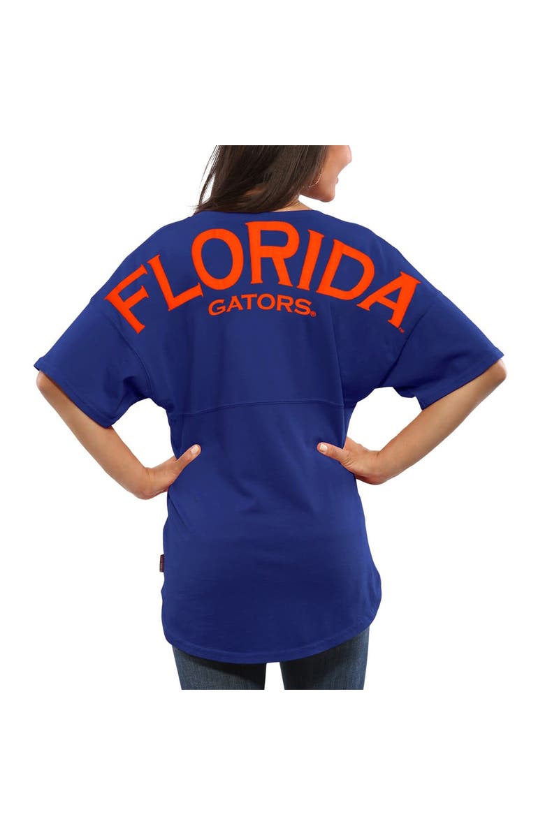 SPIRIT JERSEY Women's Royal Florida Gators Spirit Jersey Oversized T-Shirt, Main, color, 