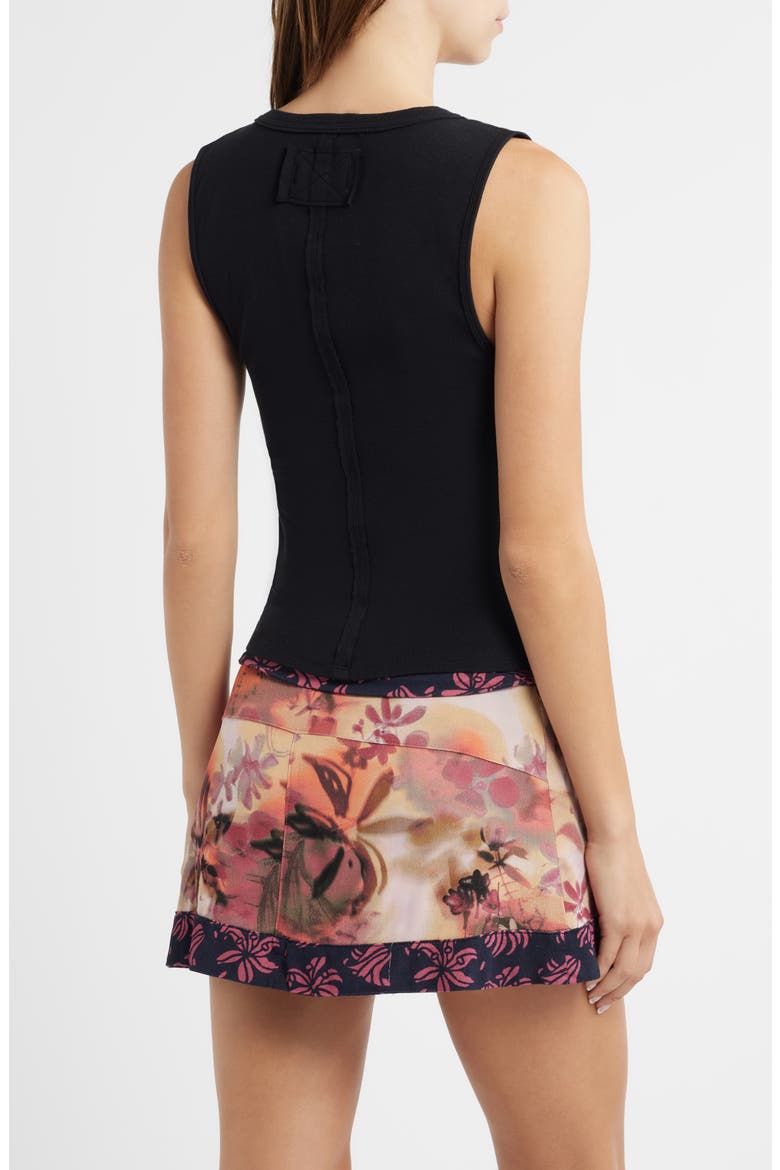 Jamie Rib Tank, Alternate, color, PITCH BLACK