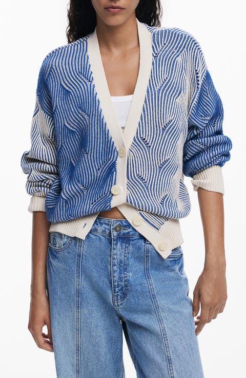 Mixed Stripe Cardigan