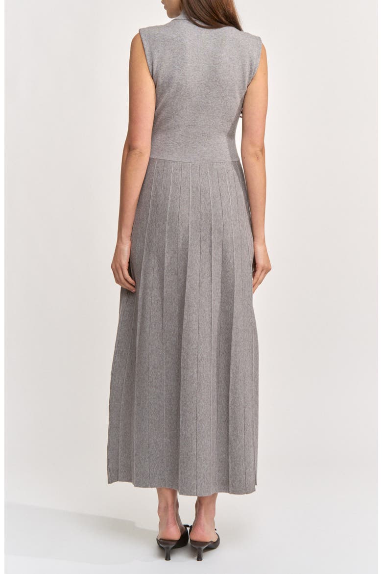 Annie Sleeveless Maxi Sweater Dress, Alternate, color, GRAY