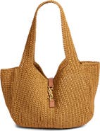 Saint Laurent Le 5 À Bea Woven Tote