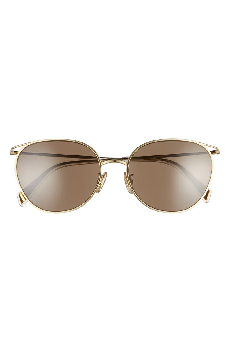 CELINE 55mm Oval Sunglasses, Main, color,