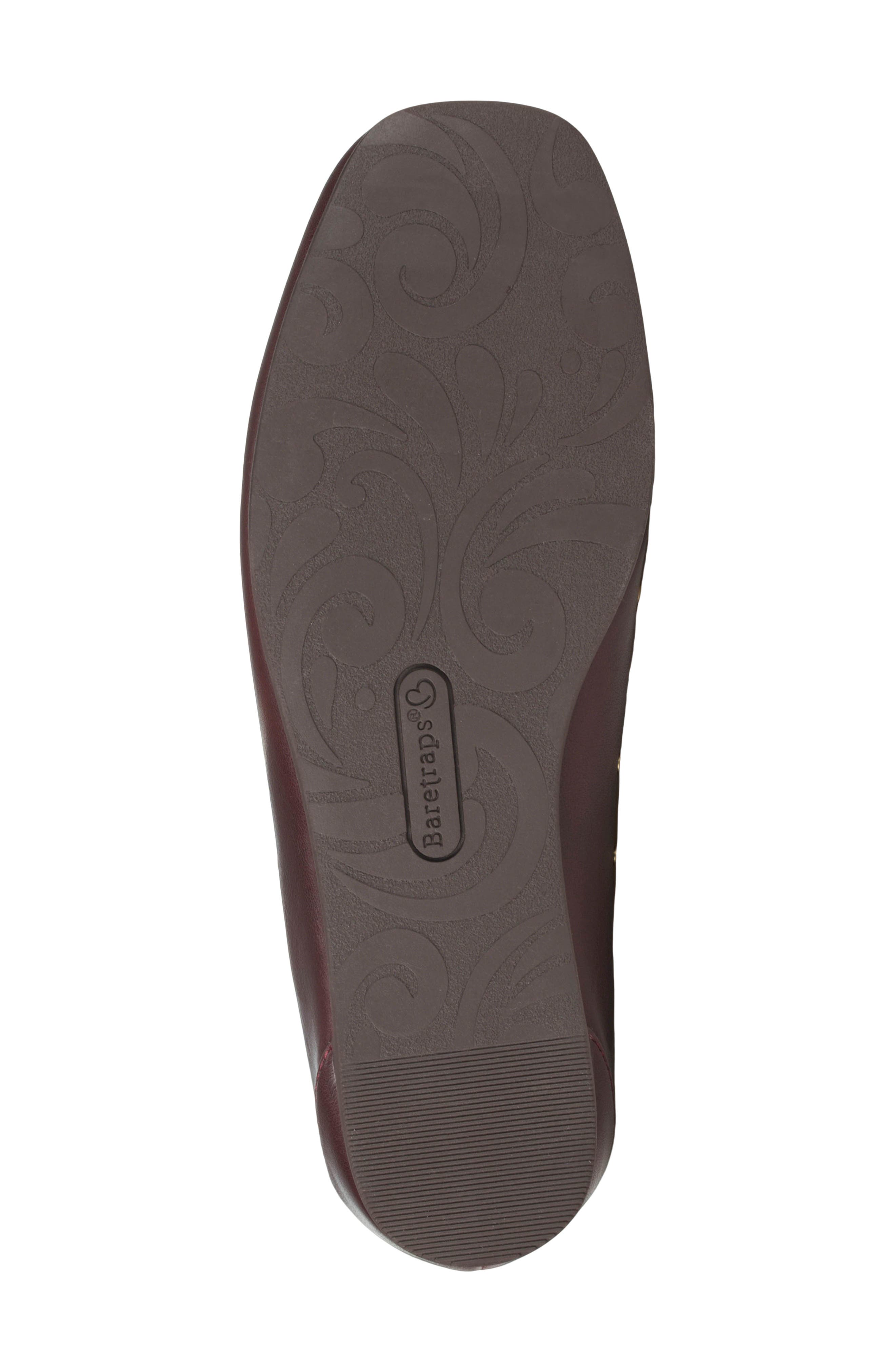 Ryalie Studded Flat, Alternate, color, BLOODSTONE
